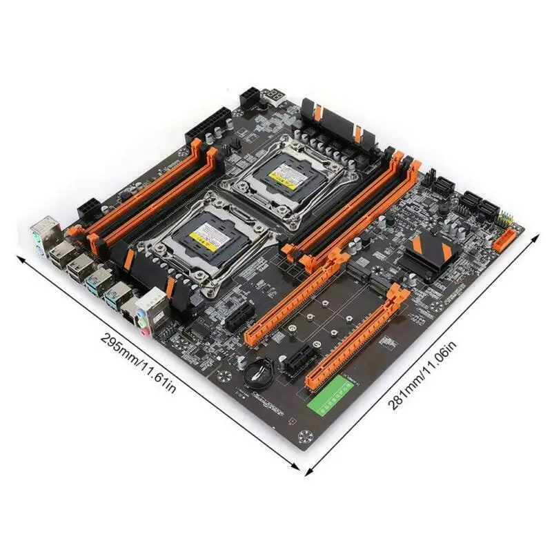 X99 Ddr4 Dual Socket Server Motherboard Mainboard Fclga 2011-3 For Intel  E5-2680 V4 Base Plate X99 With Rear 4 Usb3.0 - Motherboards - AliExpress