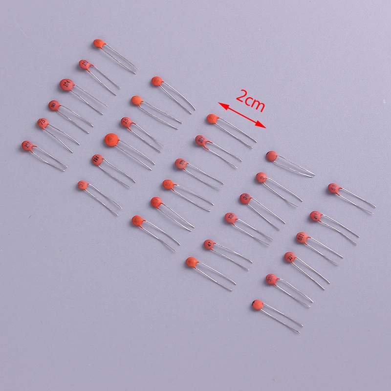 300pcs/lot Diy Ceramic Capacitor Set Pack 2PF-0.1UF 30 Values*10pcs Electronic Components Package Capacitor Assorted Kit Samples images - 6