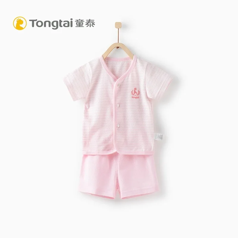 

BRS Summer New Style Infant Folio Short Sleeve Set 3-18 Month Men And Women Baby Half Sleeve Tops Shorts Two-Piece Set