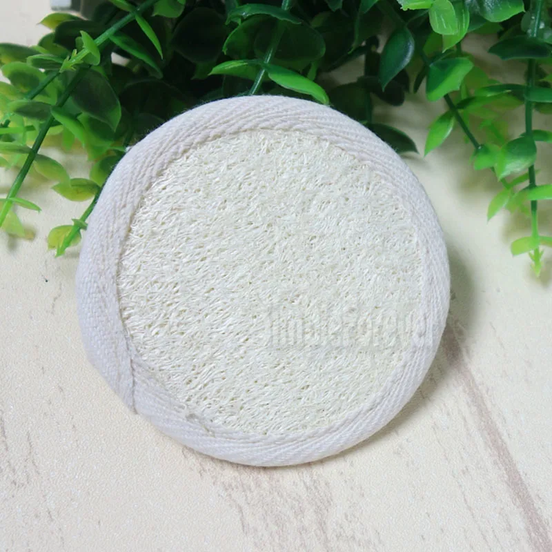 50 шт./лот Ванна люфа Отшелушивание Luffa кожи лица диск