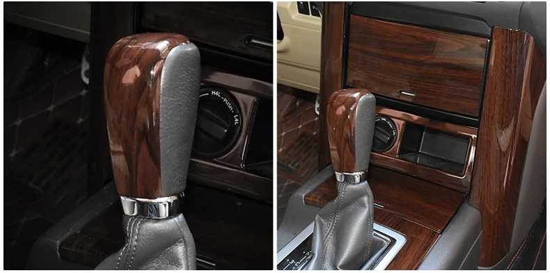 Для Toyota Land Cruiser PRADO FJ150 2010- ABS персиковое дерево зерна автомобиля внутренний комплект крышка декоративная отделка автомобиля Стайлинг 30 шт