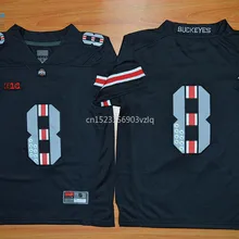 Новое поступление высокое качество Огайо штат футболка колледжа Ограниченная серия Джерси#8 Майки S-XL