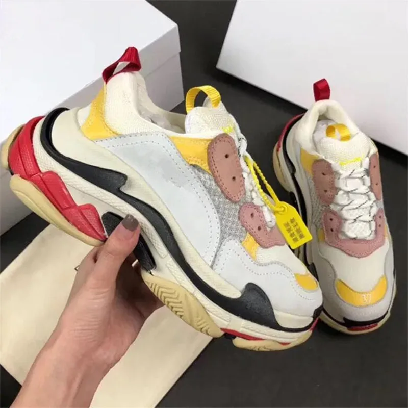 Смешанные Цвет женские кроссовки с верхом из сетчатого материала дышащая