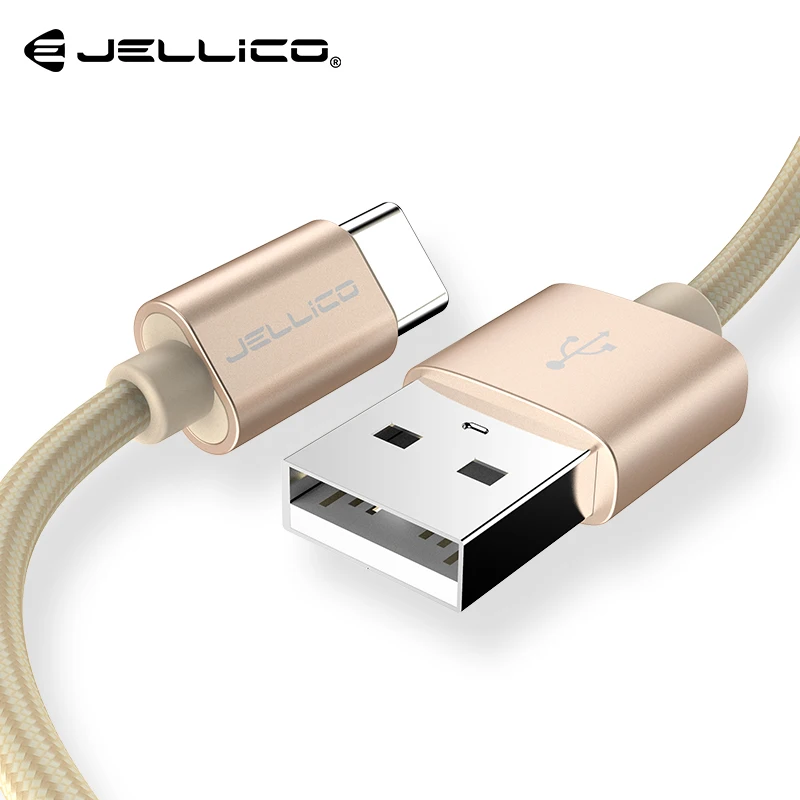 Кабель зарядный Jellico 3 А USB Type C для Samsung S10 9 Note 10|Кабели мобильных телефонов| |