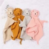 Soft Cotton Mini Comforter Blanket for Newborn Baby Sleeping Dolls Kids Fashion Sleep Toy Soothe Appease Towel Bib 1