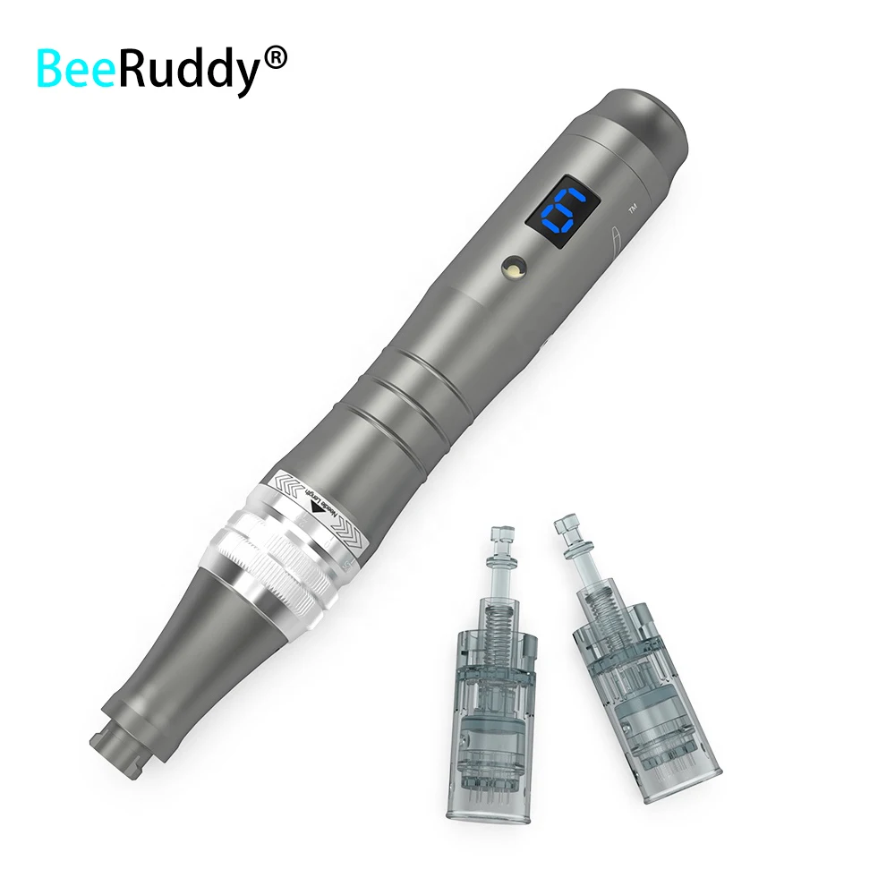 Ручка для микро-иглы Dr Pen M8-C Derma с 2 шт. картриджей 16 иглами микро-иглотерапии уход