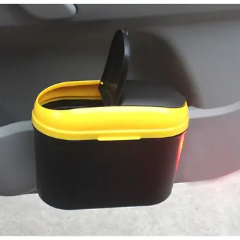 

Car Trash Can, Plastic Garbage Bin, Best Waste Rubbish Litter Container for Vehicle Office Study Room