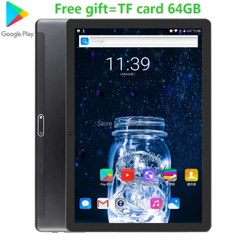 

2020 Multi-touch 2.5D Glass Screen 10.1 inch Quad Core Tablet 3G Phone call 32GB ROM+64GB TF card Android 9.0 tablet 10