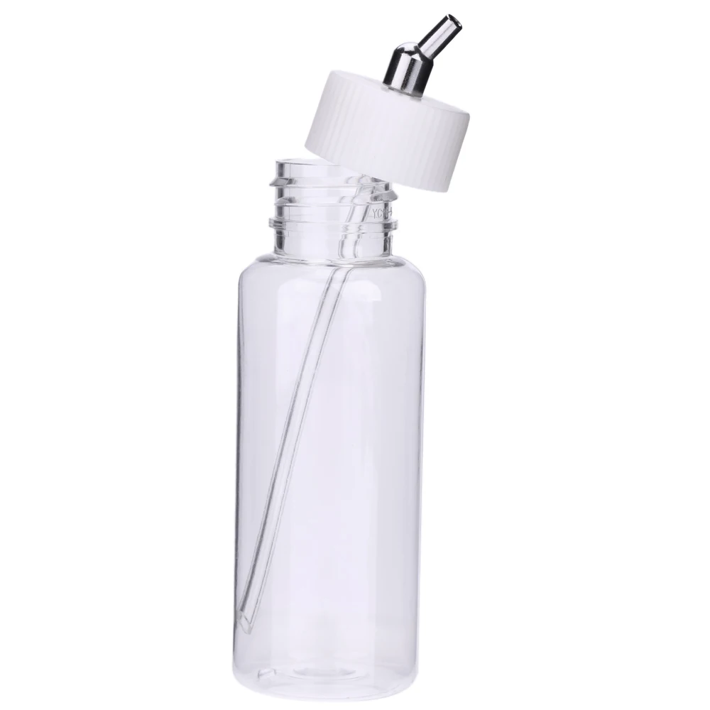 

10PCS 100cc Plastic Airbrush Jars Dual-Action Siphon Feed Air Brush Bottles Pot Lid Adapter Airbrushing Accessories Paint Bottle