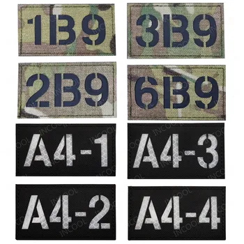 

Call Sign Letter Military Patches IR Infrared Reflective Tactical Morale Patch Badges for Clothing Accessory Backpack Armband