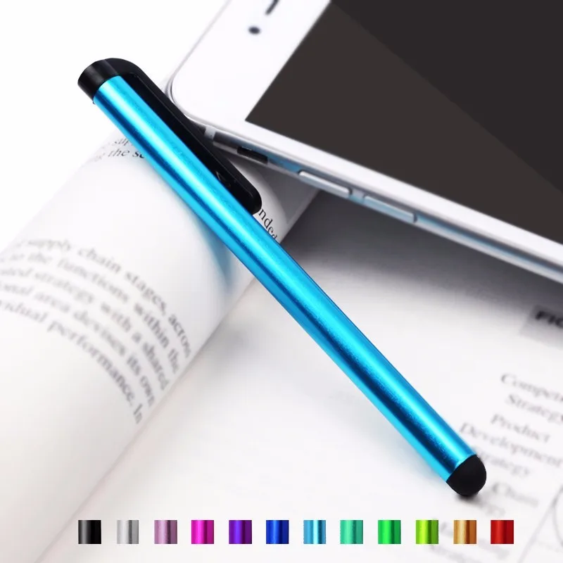 100 шт./лот емкостный сенсорный экран стилус для Samsung Galaxy Ipad Air Mini iPhone Android Phone Tablet