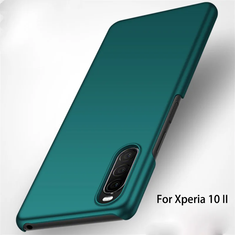 Чехол для sony Xperia 10 II твердый гладкий с полной защитой чехлы мобильный телефон