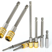 

Hex Extension Rod Handle Adapter Magnetic 1/4" Shank Quick Change Driver Socket Wrench 60 100 150mm Long Screwdriver Bits Holder