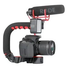 Ulanzi 3 стойки для обуви видео Ручной Стабилизатор ручка для GoPro Hero 7 Экшн камеры для iPhone Mi смартфон DSLR Nikon Canon
