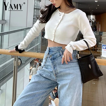 

White black cardigan kawaii cropped cardigan women knit cropped sweater korean style women sweaters cute vintage fall 2019