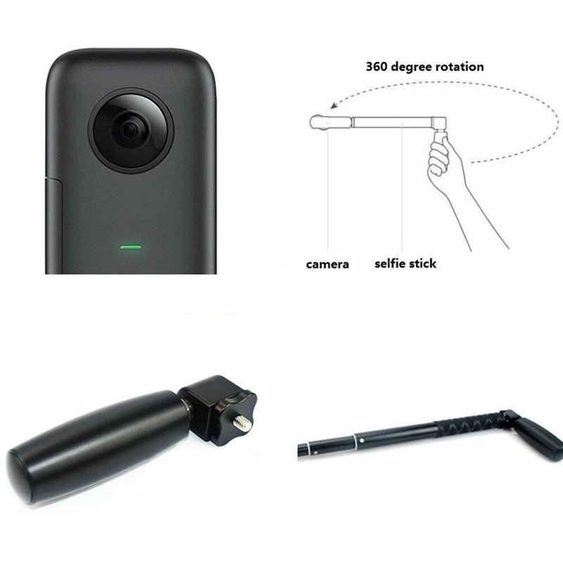 Вращение времени ручная селфи-палка кронштейн для Insta360 One X/Insta360 One Insta360 Vr камеры аксессуары