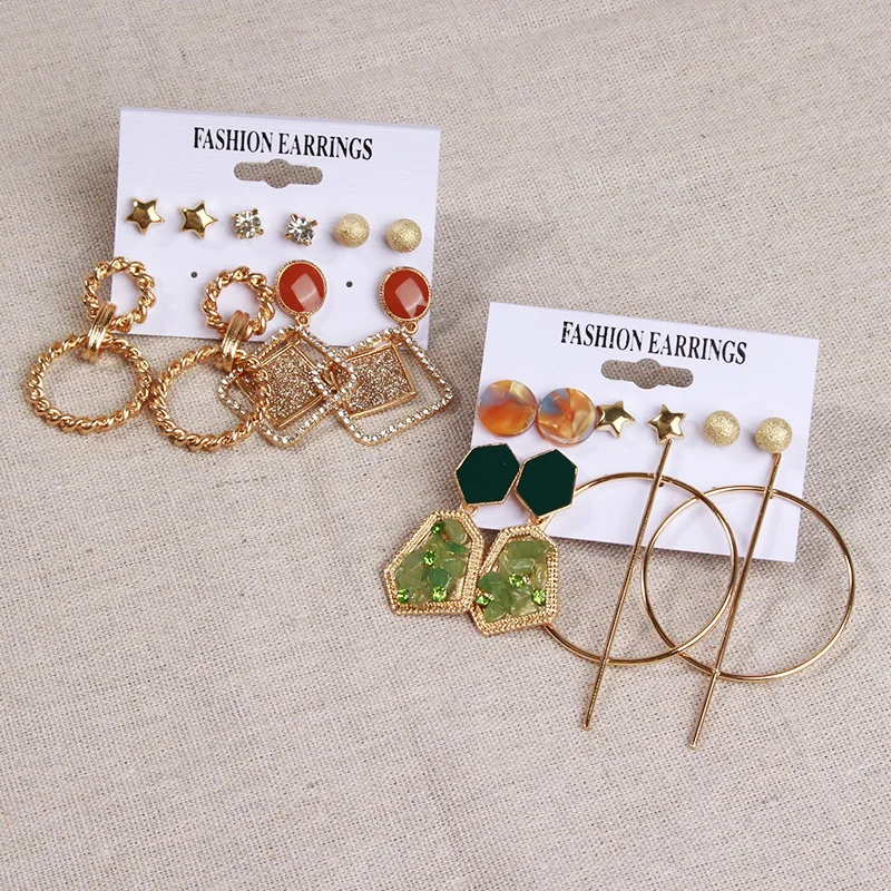 Boho Earrings Set Drop Earrings Earrings For Women 2020 Fashion Long Tassel Earrings Trendy pendientes mujer moda серьги (4)