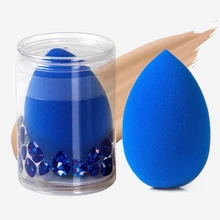 Новая Сапфировая синяя косметика для губ спонж для макияжа очень мягкий безопасный материал макияж аппликатор для жидкого крема основа 1 шт