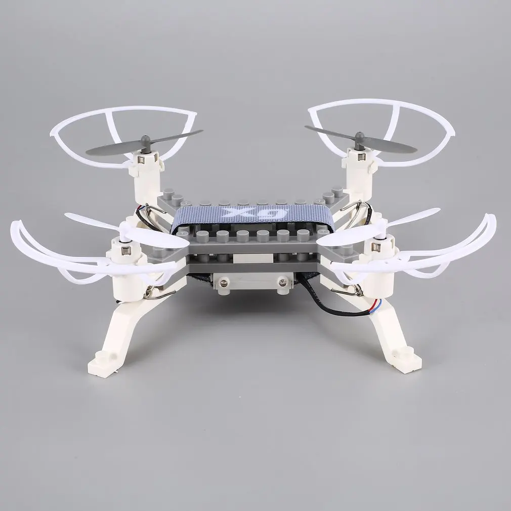 XG171 Smart RC 2.4G RC Building Block 3D Bricks Quadcopter Drone Aircraft with Altitude Hold One Key Return 3D Flips