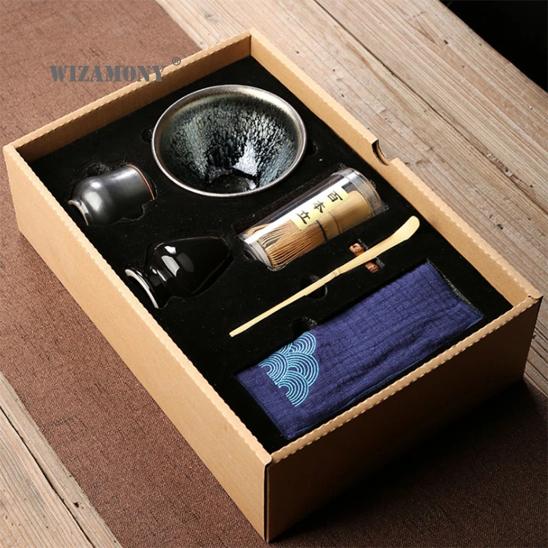 WIZAMONY китайский чайный набор кунг-фу gaiwan Чайник чашки ярмарка кружка стекло fot