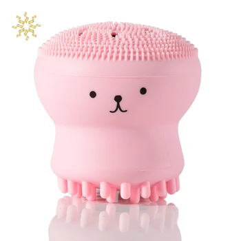 

1Pcs Silicone Face Cleansing Brush Facial Octopus Shape Deep Pore Exfoliating Blackhead Face Scrub Washing Brush Makeup Tool