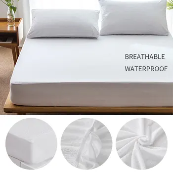 

Cotton Soft Comfortable Mattress Cover Bed Pad Protector Bedspread Bed Fitted Sheet Waterproof Coverlets Home Life Supplies