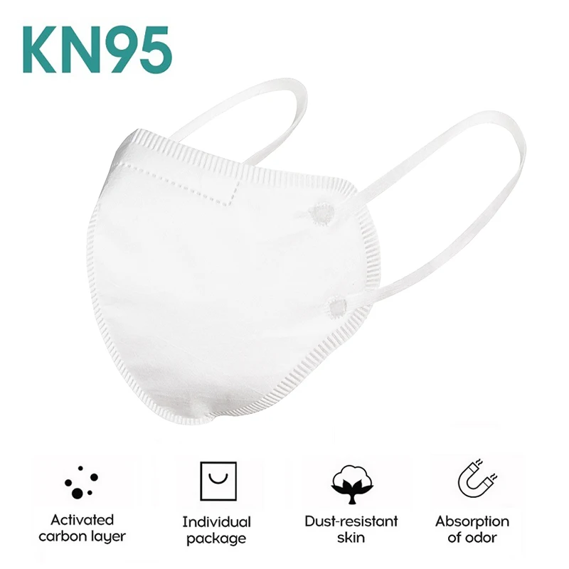 

KN95 face masks Bacteria proof Anti Infection KN95 FFP2 Masks Particulate Mouth Respirator Anti PM2.5 Safety Protective Mask