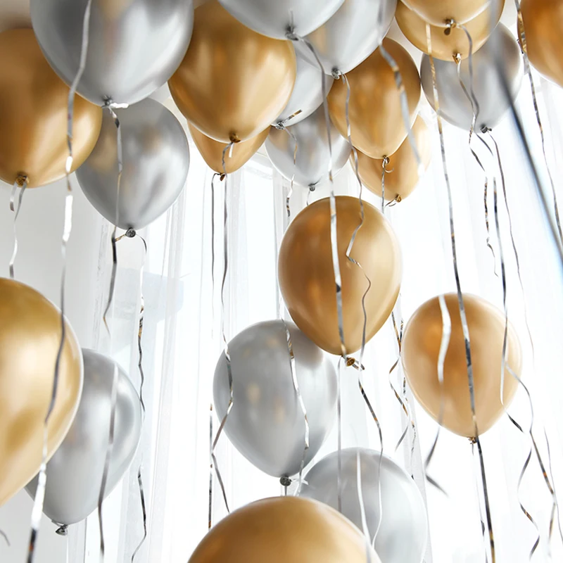 

20pcs Metallic Balloons Graduation 2019 2020 Party Decoration Babyshower Boy Girl Just Married 30th 40th 50th 60th Birthday