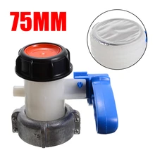 75 мм ABS пластиковый клапан для бака IBC бак мужской 2 дюймов DN50 ручной бак мяч сад воды разъемы