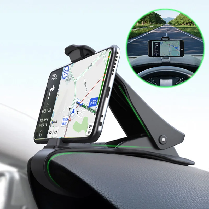 

Car Phone Holder HUD style GPS Navigation Dashboard for Universal cell Phone Clip Mount Stand Bracket Easy to use