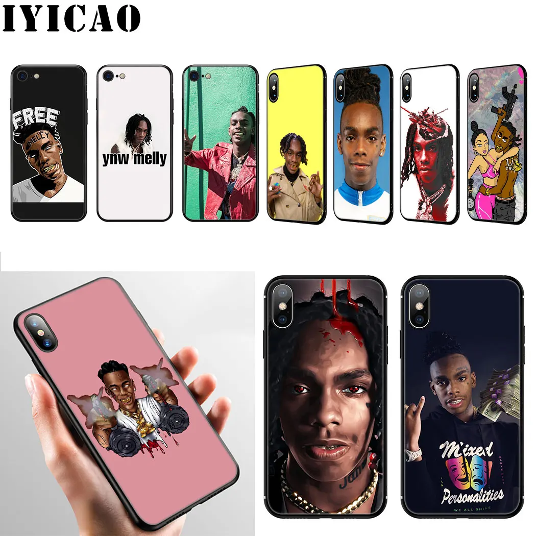 IYICAO Ynw Melly Rapper POP Мягкий силиконовый чехол для iPhone 11 Pro Max XR X XS 6 6S 7 8 Plus 5 5S SE
