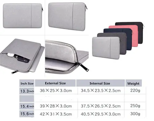 Waterproof Unisex Liner Laptop Sleeve Notebook Case for Lenovo ThinkPad E580 15.6 Ideapad 14"Yoga 12.5 13.3" 11 Computer Bags