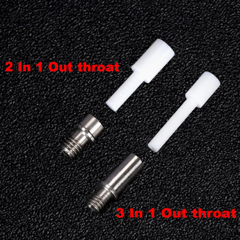 

High Quality ZS Yong Throat with Teflon for ZS Yong 3 In 1 Out Hotend 2 In 1 Out Hotend 3D Printer Parts