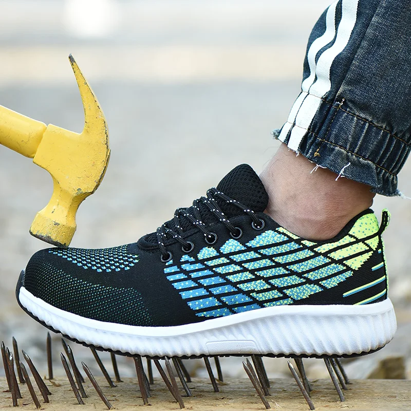 Kefuwu Chaussures de Securité Homme Femme Baskets de Securité Baskets de Travail Embout Acier Protection Léger Respirante Antidérapante Kefuwu Chaussures de Securité Homme Femme Baskets de Securité Baskets de Travail Embout Acier Protection Léger Respirante Antidérapante