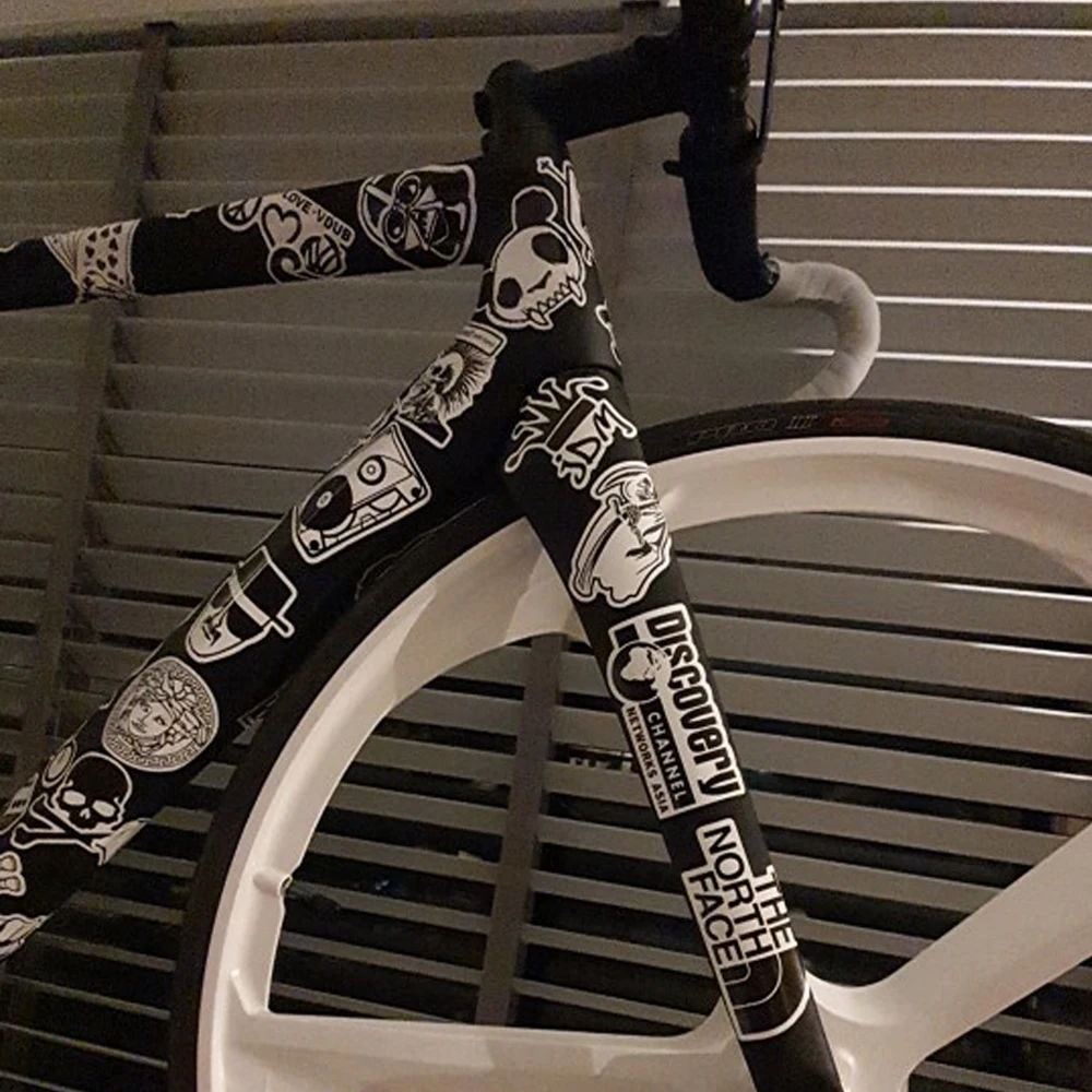 Para Bici Vinilo Adhesivo Bicicleta Protector Cadena Bicicleta