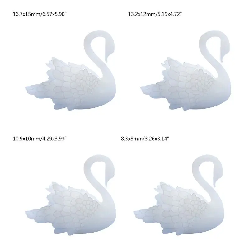 

Mini 3D Stereo Swan Manual DIY Crystal Epoxy Accessories Filling Material Creative Crafts Jewelry Making Filler