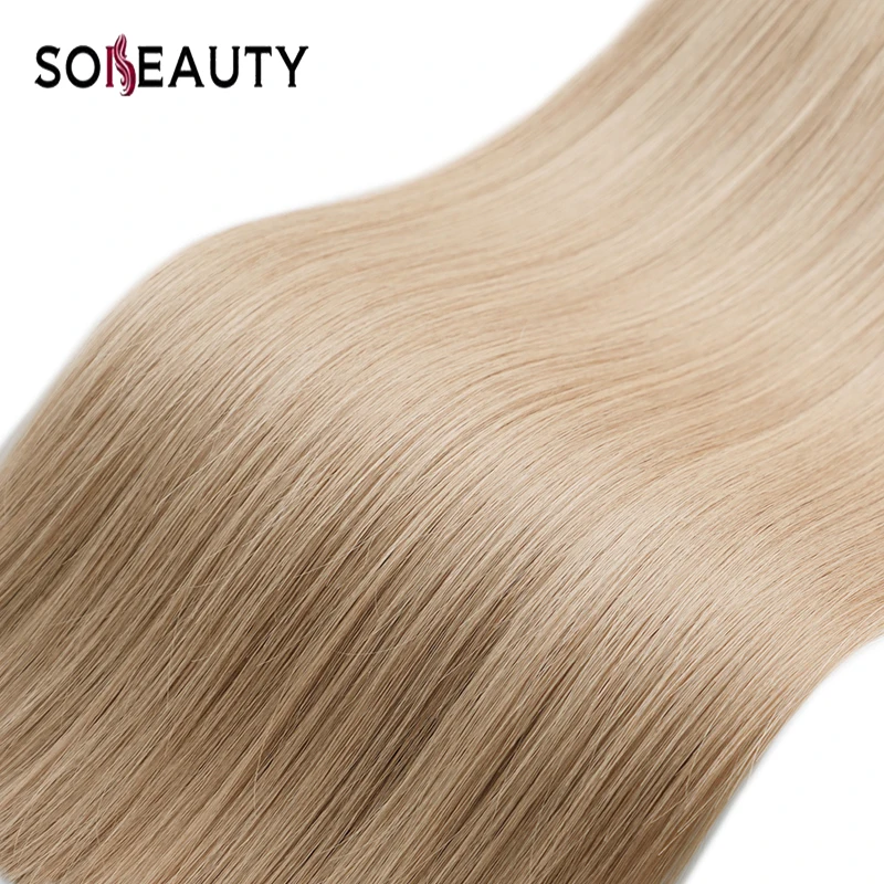 Sobeauty u образные волосы для наращивания пряди натуральные Remy капсулы кератиновые