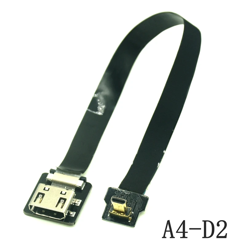 FPV Micro HD-Mini 90-Degree Adapter FPC Ribbon HDMI Cable - 20pin Plug Connector, Various Lengths Description Image.This Product Can Be Found With The Tag Names Computer Cables Connecting, Computer Peripherals, Degree adapter, PC Hardware Cables Adapters