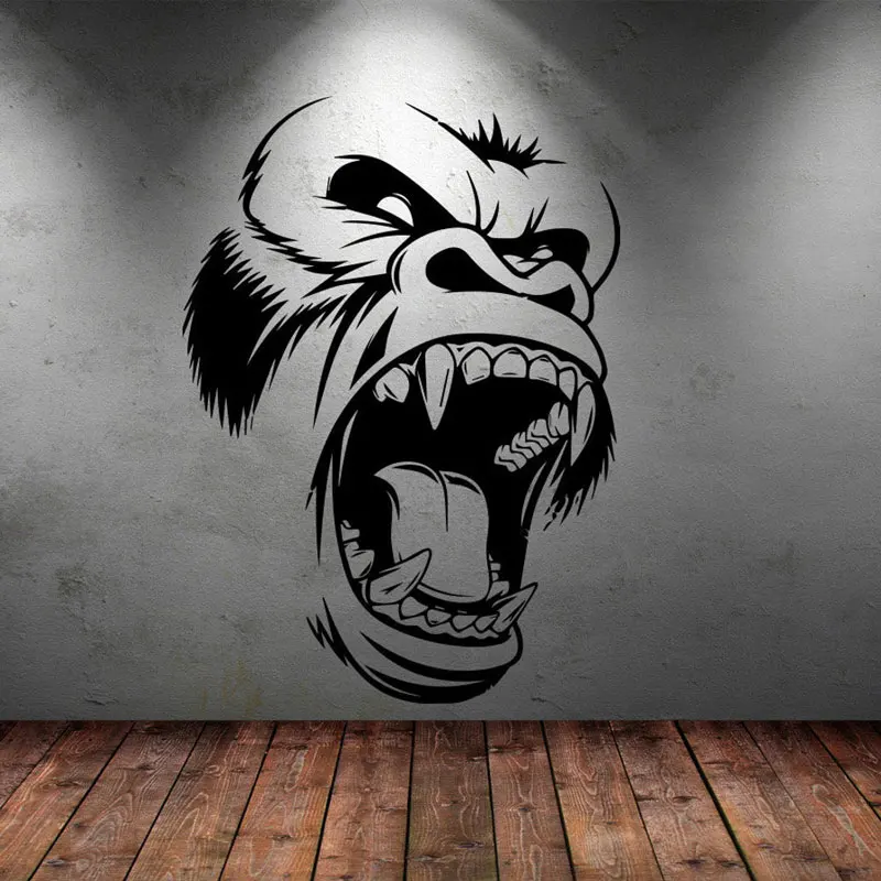 Gorilla Sport Wall Stickers Gorilla Gym Wall Decal Vinyl Sticker