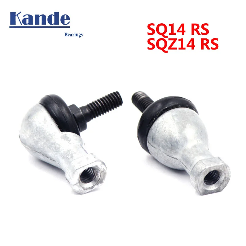 

Высокое качество 2 шт прямой стержень SQ14RS или изогнутый стержень L Тип SQZ14RS 14 мм одиночный шаровой наконечник шарнирного подшипника M14x1.5 M14x2
