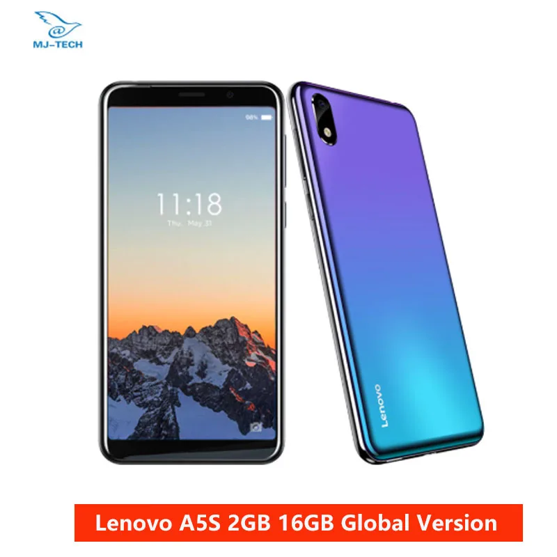 

Global Version Lenovo A5S 2GB RAM 16GB ROM cellphone Face Unlock 5.45 inch HD+ 3000mAh Android 9.0 4G B20 B28 OTA Quad Core