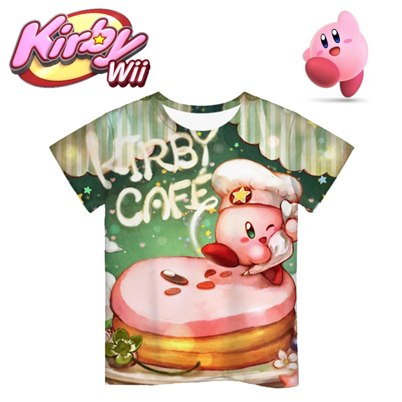 

Cute Tee Shirts Hipster Kirby Star 3D Print Boys T-shirt Girl Tops & Tees New Arrivals O-neck Top Spring/Summer Short Sleeve