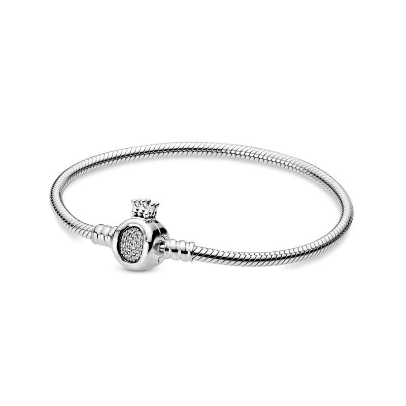 Günstige 2019 herbst Neue Sterling Silber 11 Instant O Anhänger Diy Perlen Eiche Blätter Halskette Crown Armband Original Damen Schmuck