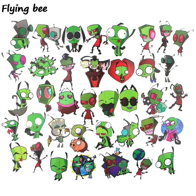 Flyingbee 38 шт. креативная тема Водонепроницаемая Автомобильная наклейка из ПВХ для