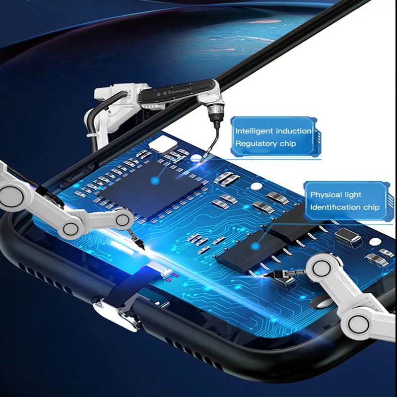Стеклянный чехол с мультипликационным принтом Наруто для iPhone 11 Pro XSmax XR XS X 8 7 6s 6 Plus, умный светодиодный светящийся чехол для телефона