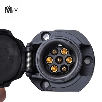 

13 Pin Euro Caravan Socket Plug Connector Adapter 12V Trailer Van Towbar Towing