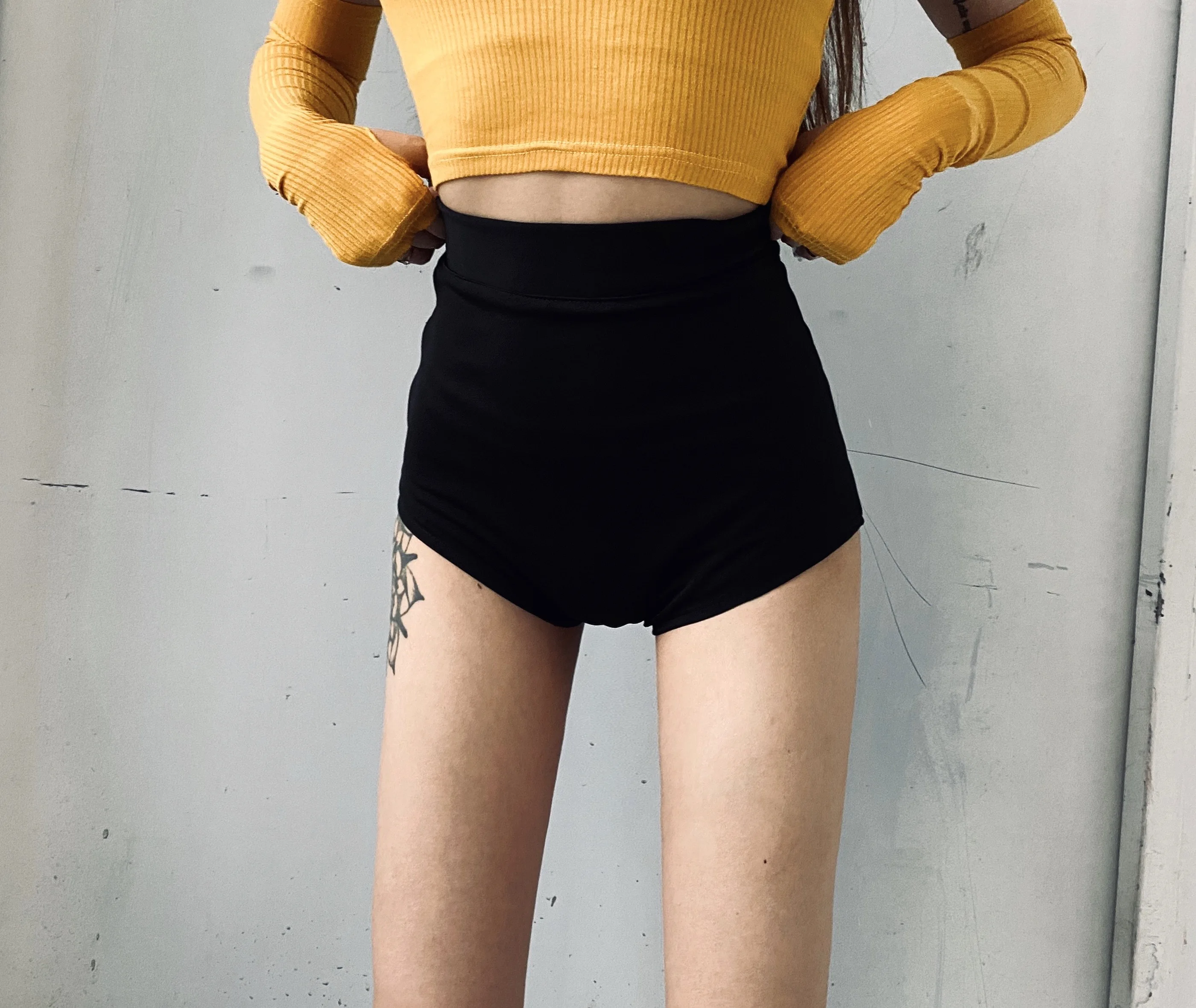 

2020High Stretch Jazz Sexy Shorts Women Round Ring High Waist Zipper Shorts Club Festival Party Skinny Shorts Pole Dance Shorts