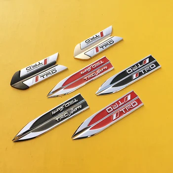 

Car Side Fender Knife Type Stickers for Toyota Tacoma Yaris Avensis Auris Hilux CHR Emblem Highlander Auto Accessories Exterior