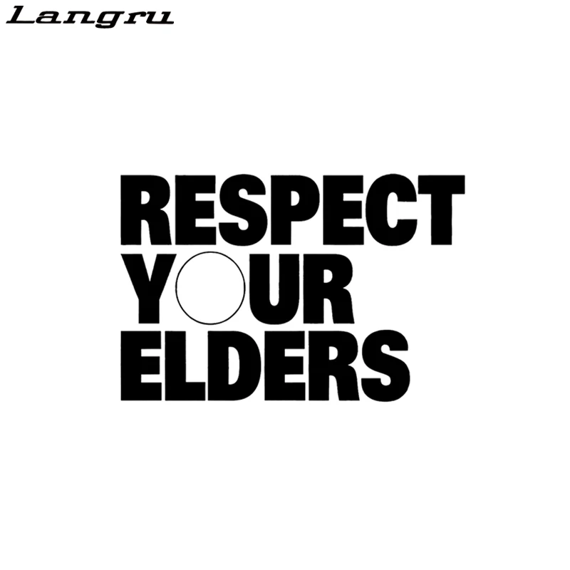 Лидер продаж модные наклейки на окна автомобиля с уважением для ваших пожилых