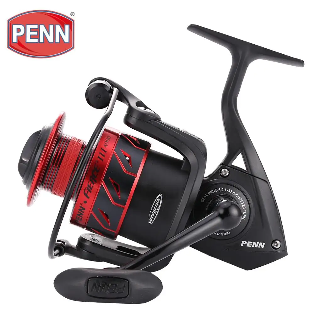 Penn Fierce Iii Frc 00 8000 Spinning Fishing Reel 4 1bb Full Metal Body Saltwater Reel Superline Spool Fishing Tackle Fishing Reels Aliexpress